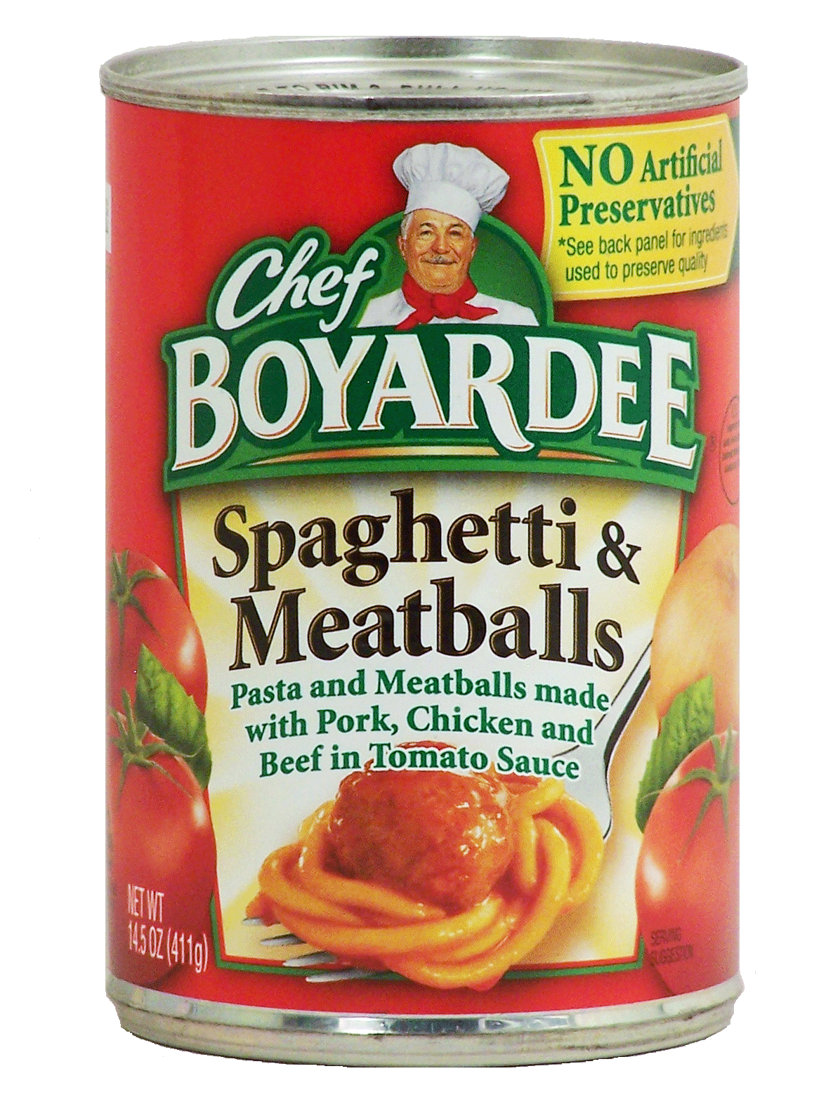 Chef Boyardee Spaghetti & Meatballs In Tomato Sauce Full-Size Picture